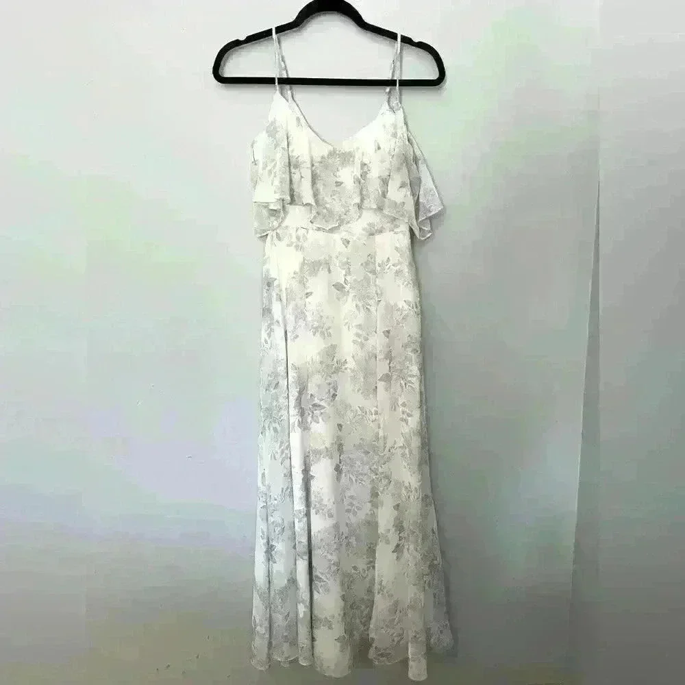 Birdy Grey Sage Bouquet Jane Convertible Bridesmaid Dress Size XS